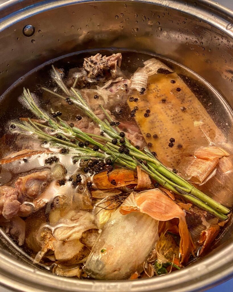 what can I use for broth and stock - an example of the great additions I throw in my stocks