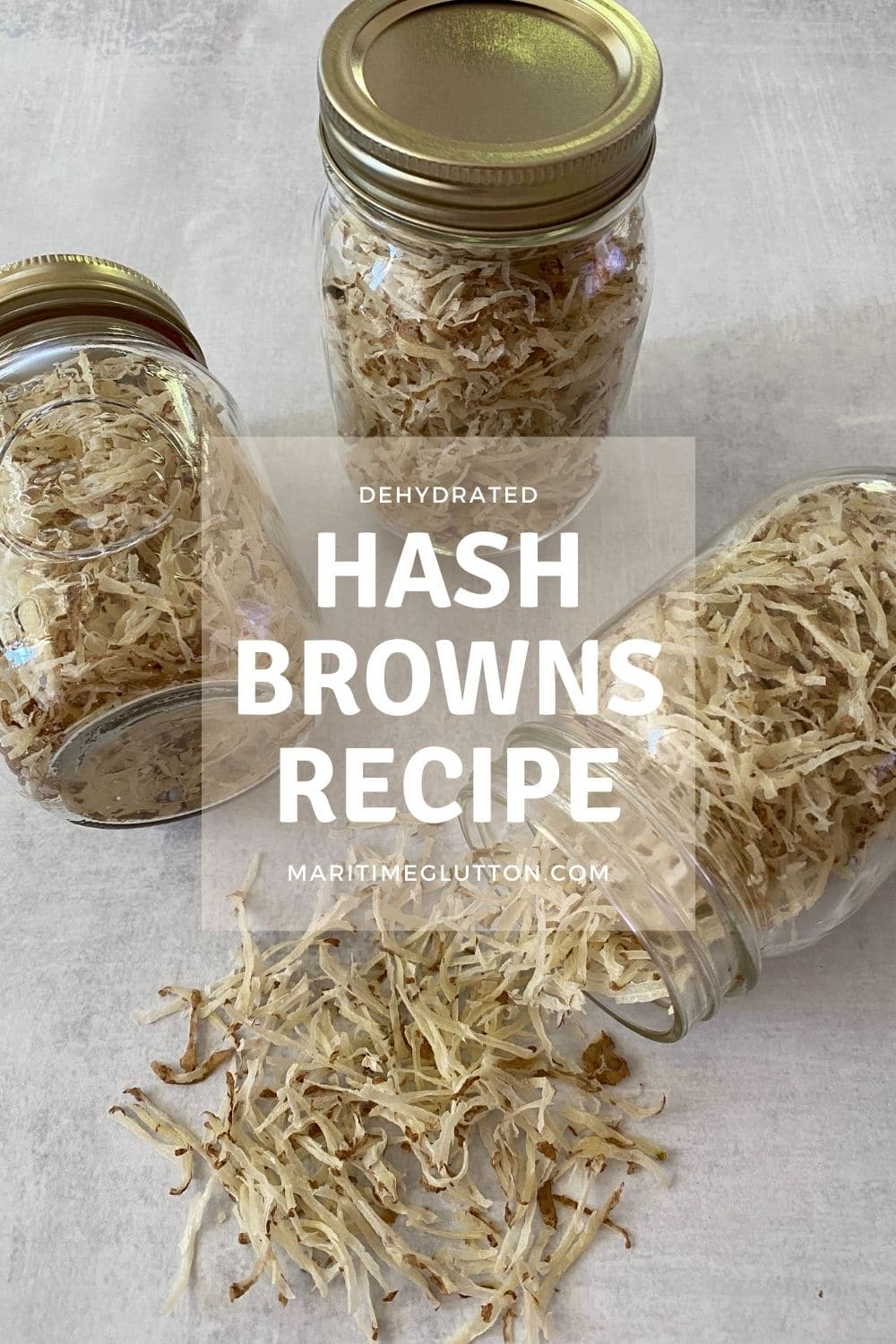 Dehydrated Hash Browns Recipe for Camping or Emergency Prep