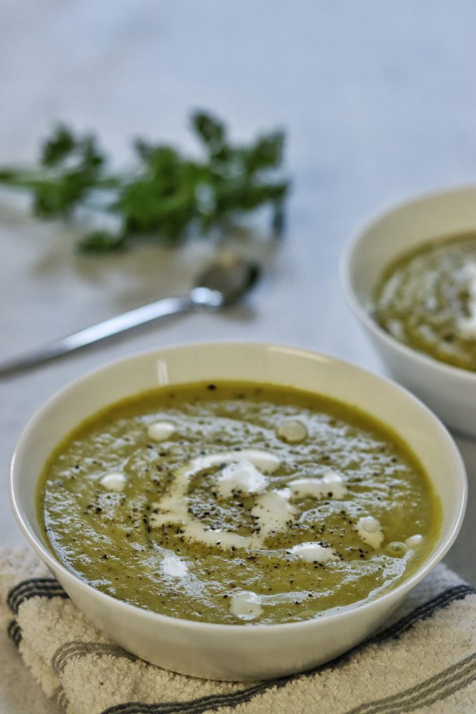 asparagus end soup