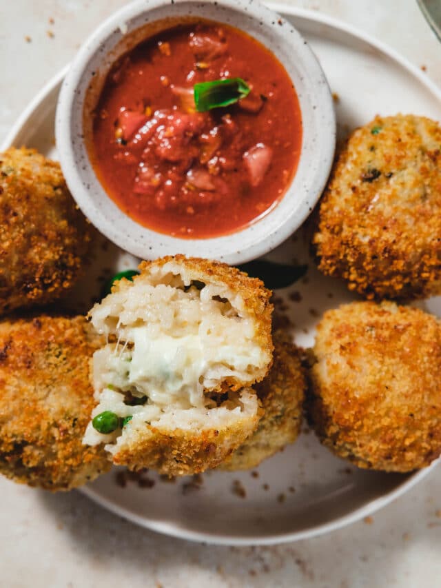 Air Fryer Arancini (Arancini Al Forno) Maritime Glutton