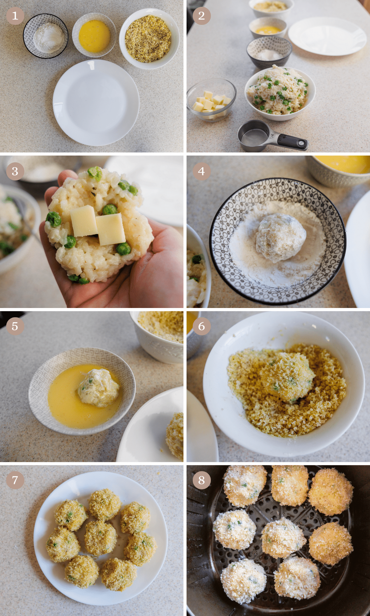 Step by step images showing the recipe directions.